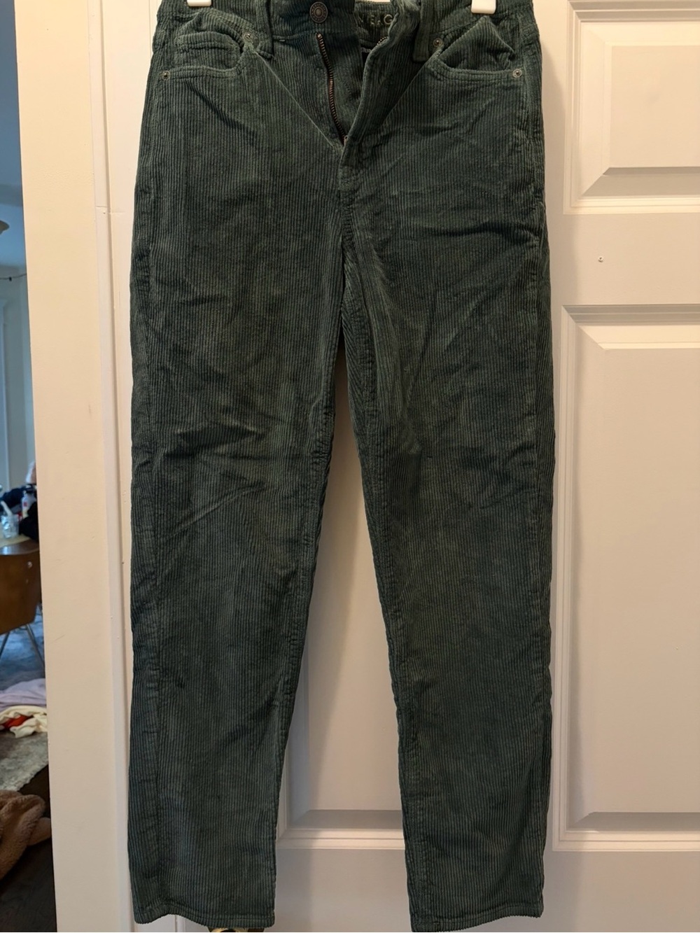 Women’s Green Corduroy Pants